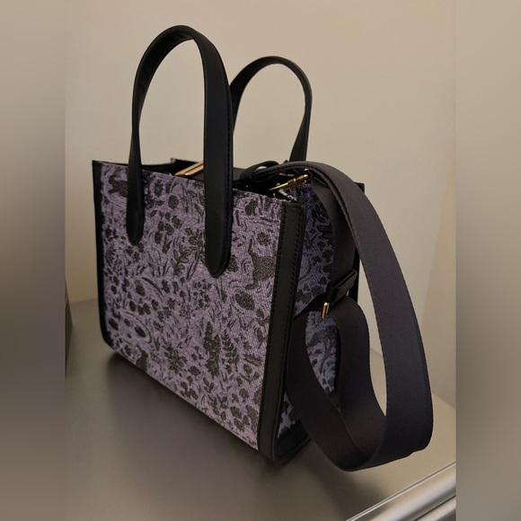 Kate Spade purple embellished small satchel bag with adjustable strap - Picture 4 of 4